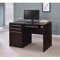 Coaster Furniture 800702 Halston 3-drawer Rectangular Connect-it Office Desk Cappuccino